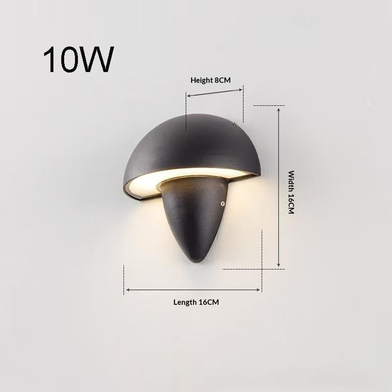 Lampe murale à LED moderne à l'extérieur simple et étanche