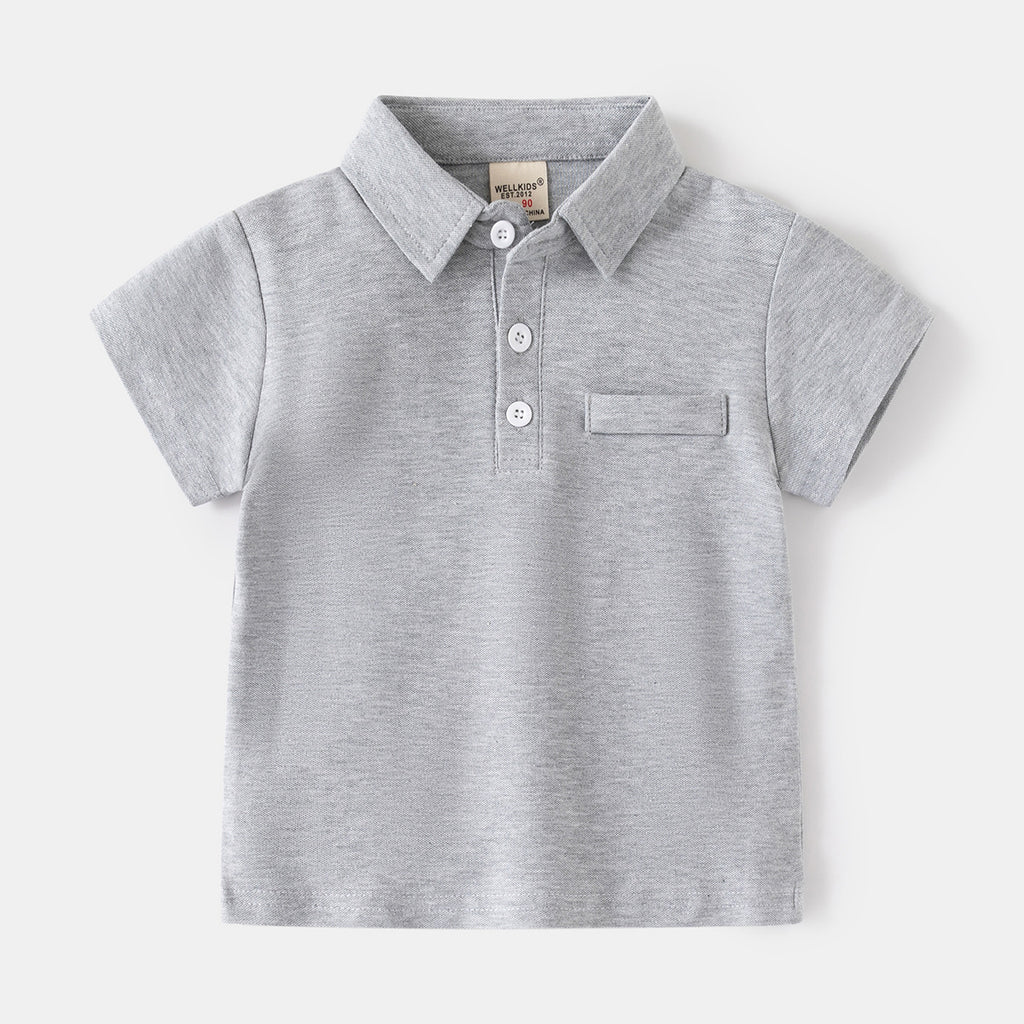 Chemise Polo coton manches courtes pour garçons