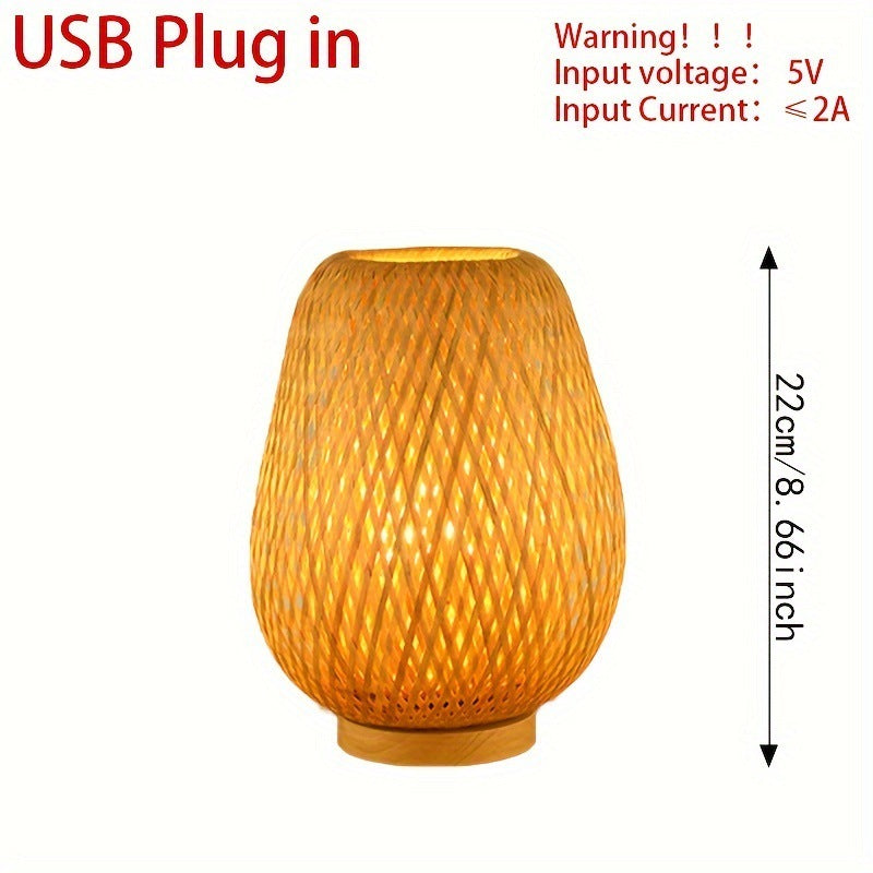 Lampe de bureau zen dimmable de style japonais