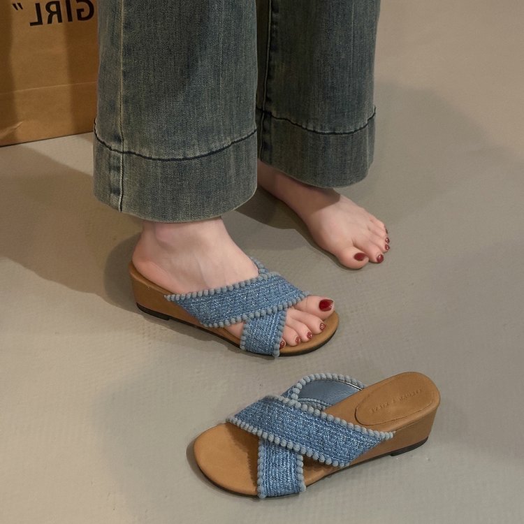 Sandales de thong de style français pour femmes