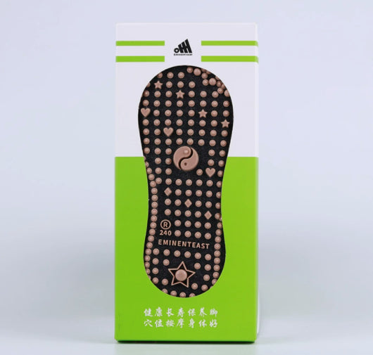 Chaussettes de massage en coton peigné