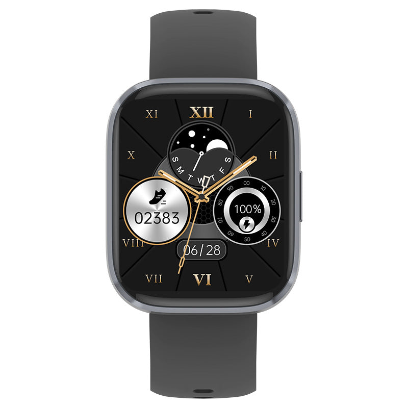 Montre connectée — appels Bluetooth, cardio & oxygène du sang