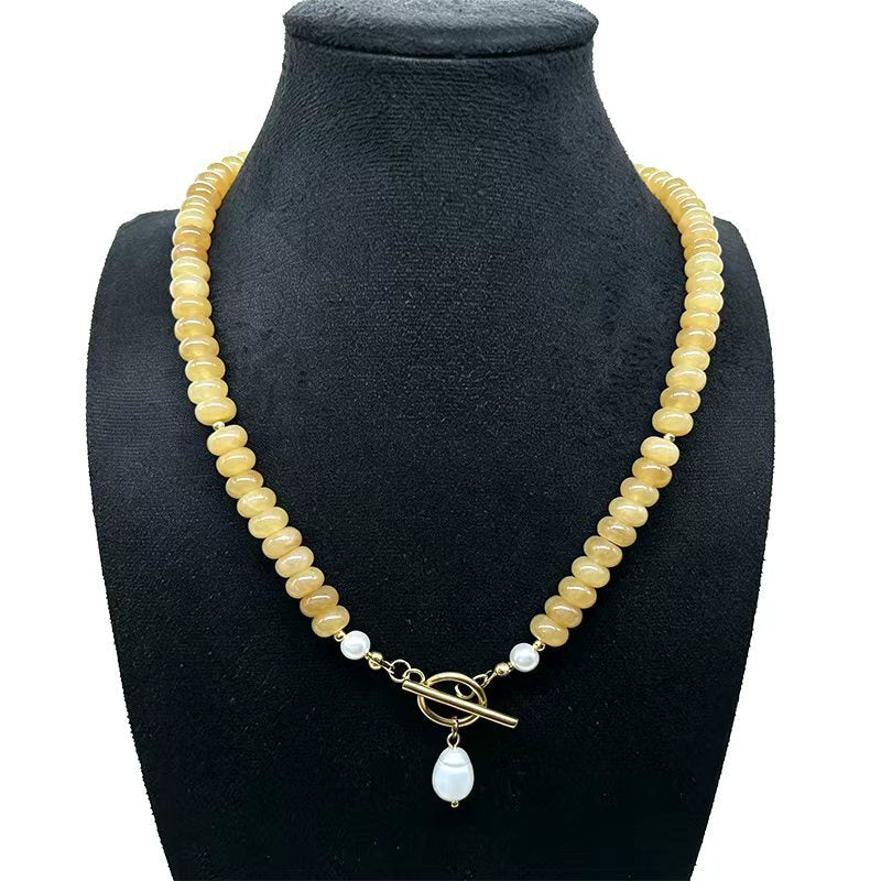 Collier en pierre naturelle Turquoise Pearl