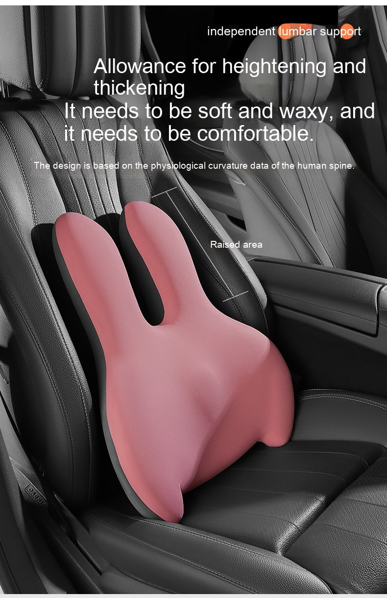 Accrochage de voiture Coussin dossier Lumber Pad Une seule conduite principale Coussin épais
