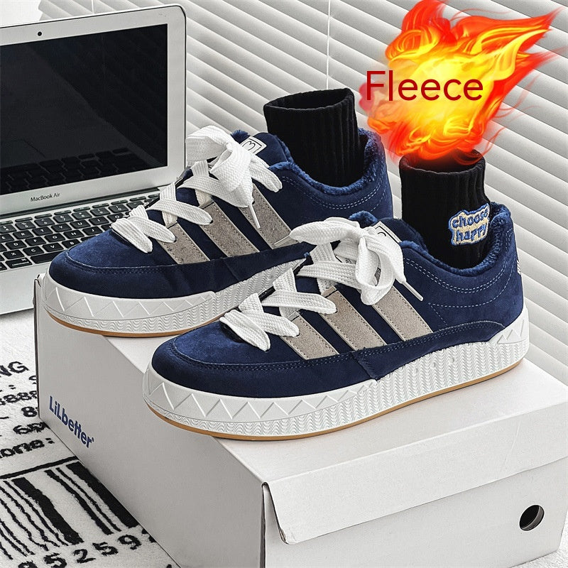 Chaussures Homme Hong Kong Style chaud avec Velvet Retro