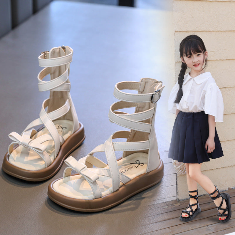 Chaussures d'été à la mode pour petites princesses et filles