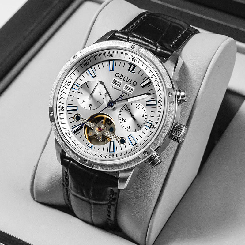 Montre de mode multifonctionnelle pour hommes