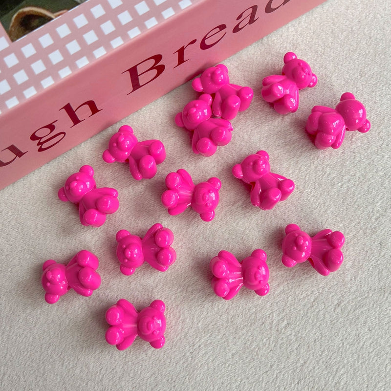Perles acryliques en couleur solide