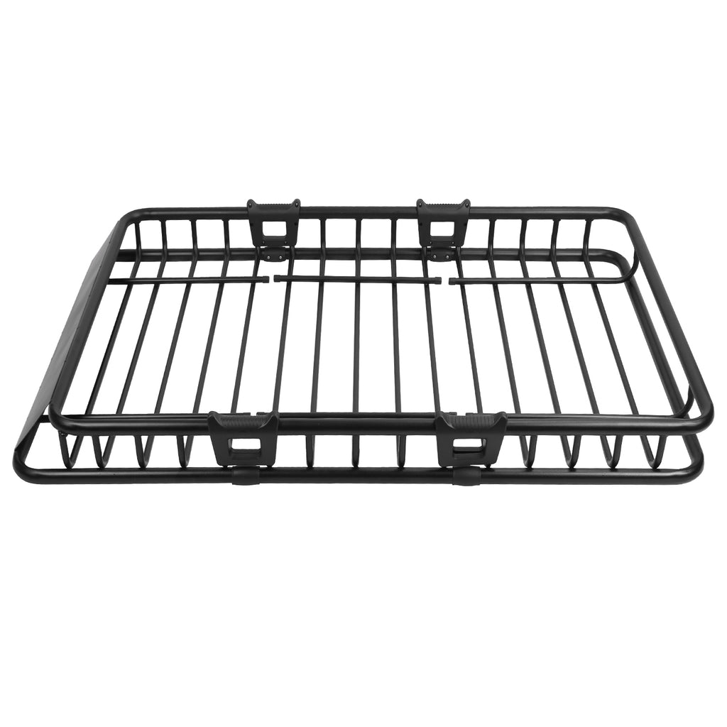 1Pc 63x39x6.3 dans le panier universel de porte-bagages de porte-bagages de porte-bagages avec crochet