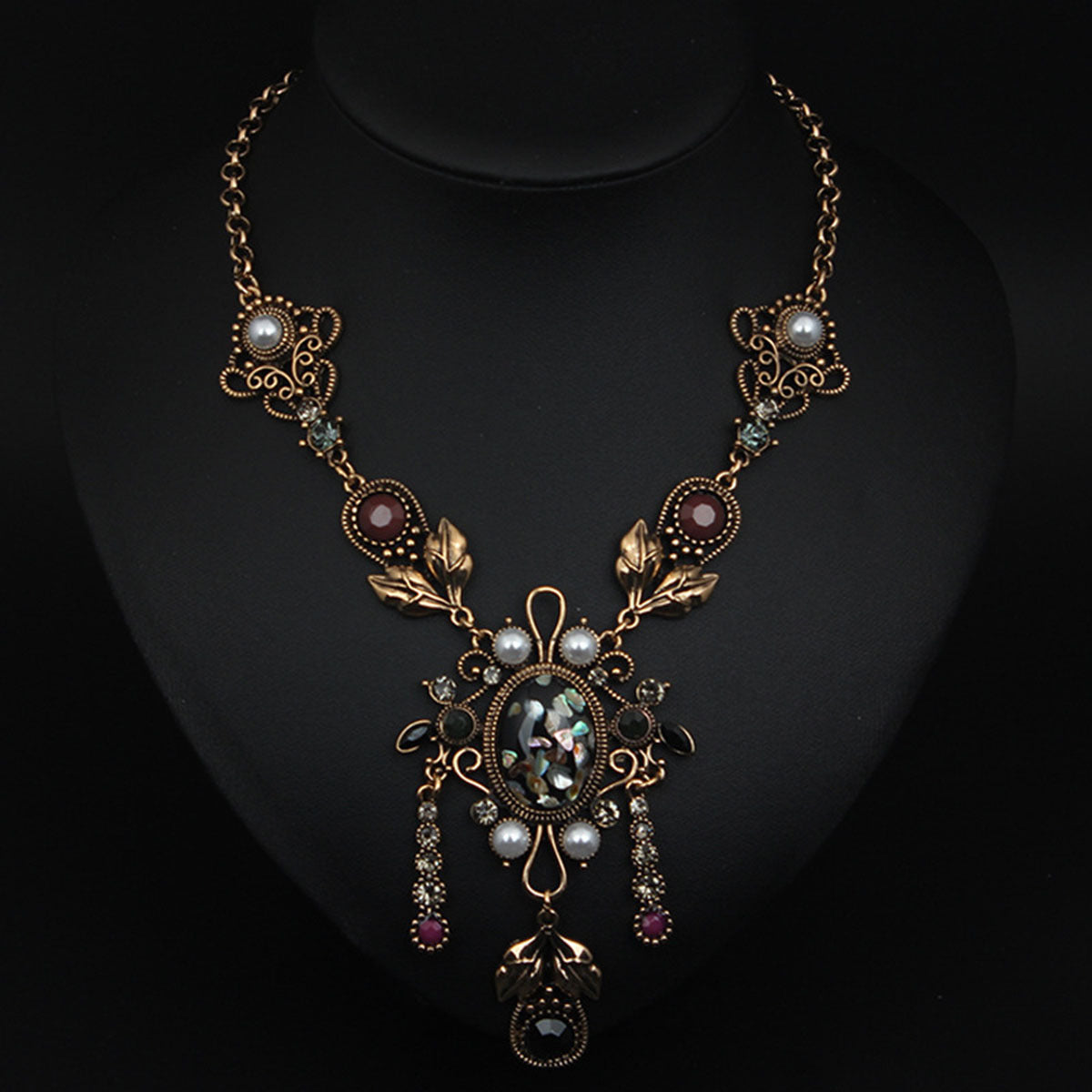Perles du vent Photo Props Pendentif Vintage Or