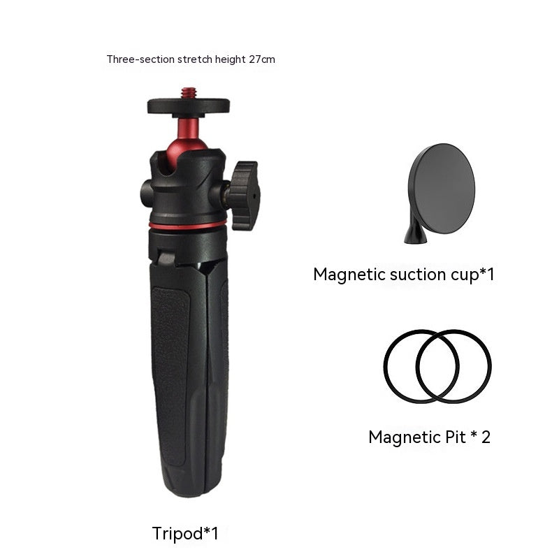 Support de téléphone magnétique Trépied rotatif de bureau paresseux avec anneau magnétique