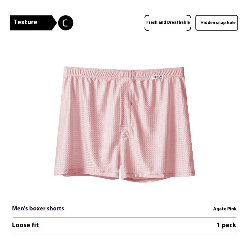 Pantalon en soie glacée Pantalon en nylon Boxers en soie glacée pour hommes