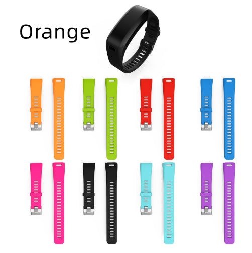 Bracelet intelligent avec un bracelet en silicone élégant amovible disponible en petites et grandes tailles