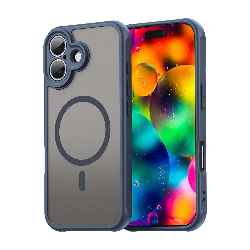Boîtier de téléphone magnétique pour PC TPU Frosted résistant à la chute