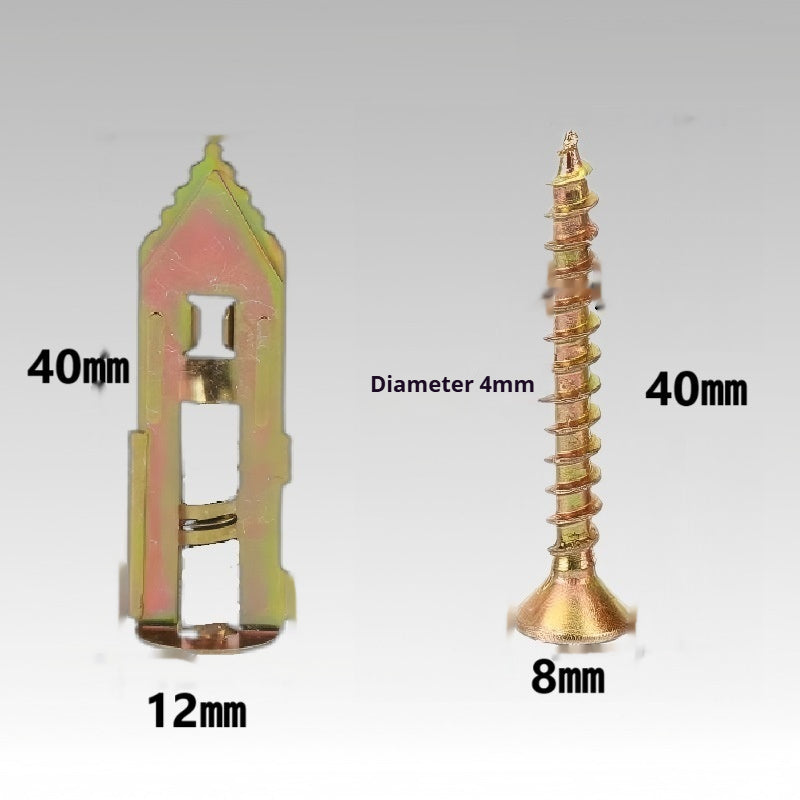 Vis d'extension Gecko portatives allongées sans punch