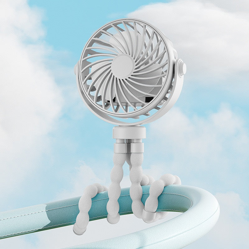 Mini ventilateur portable de bureau en forme d'octopus