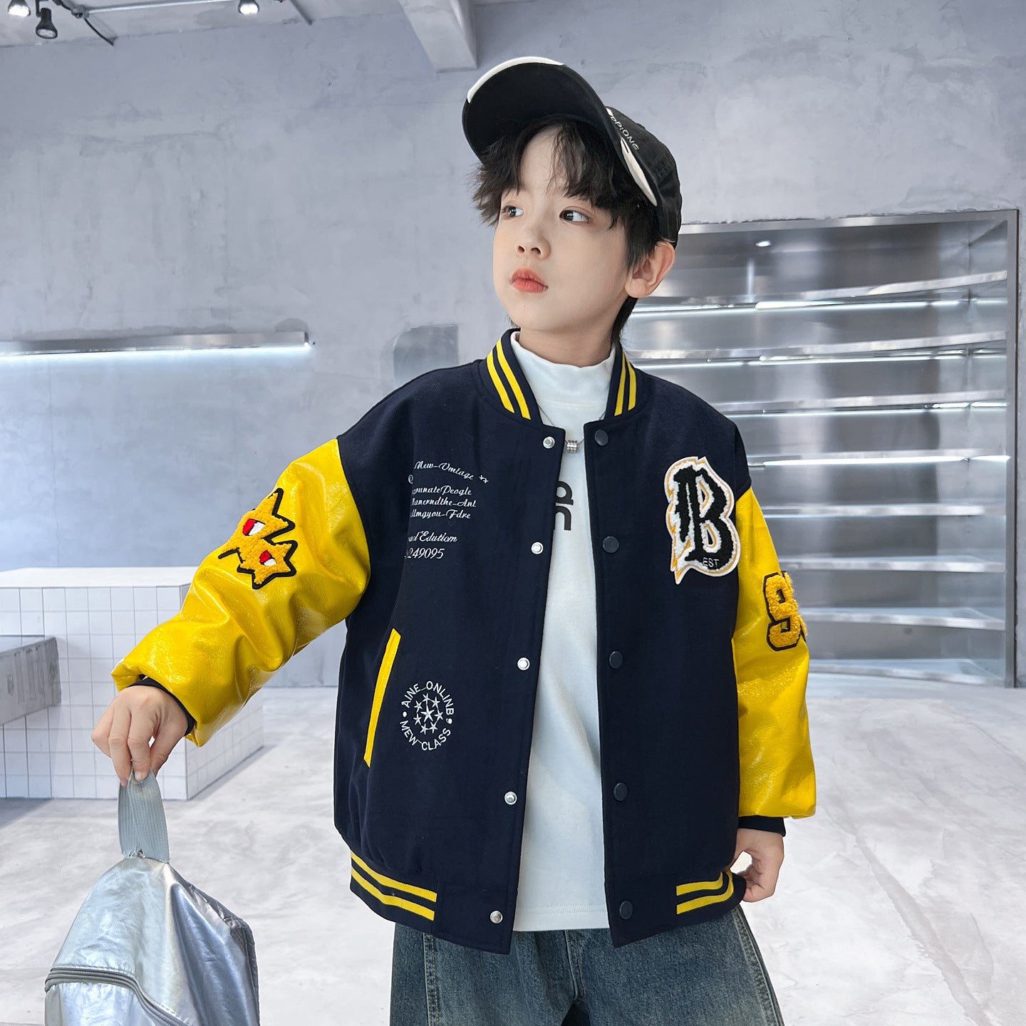 Cardigan décontracté mode pour les enfants Street-style Sports Top pour les bébés