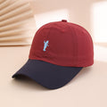 Bouchon de baseball brodé multicolore pour ours à la mode avec des caractéristiques polyvalentes et à séchage rapide