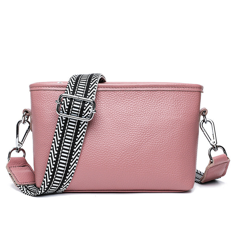 Fashionable Simple Versatile Premier-Layer Cowhide EpauleCrossbody Bag