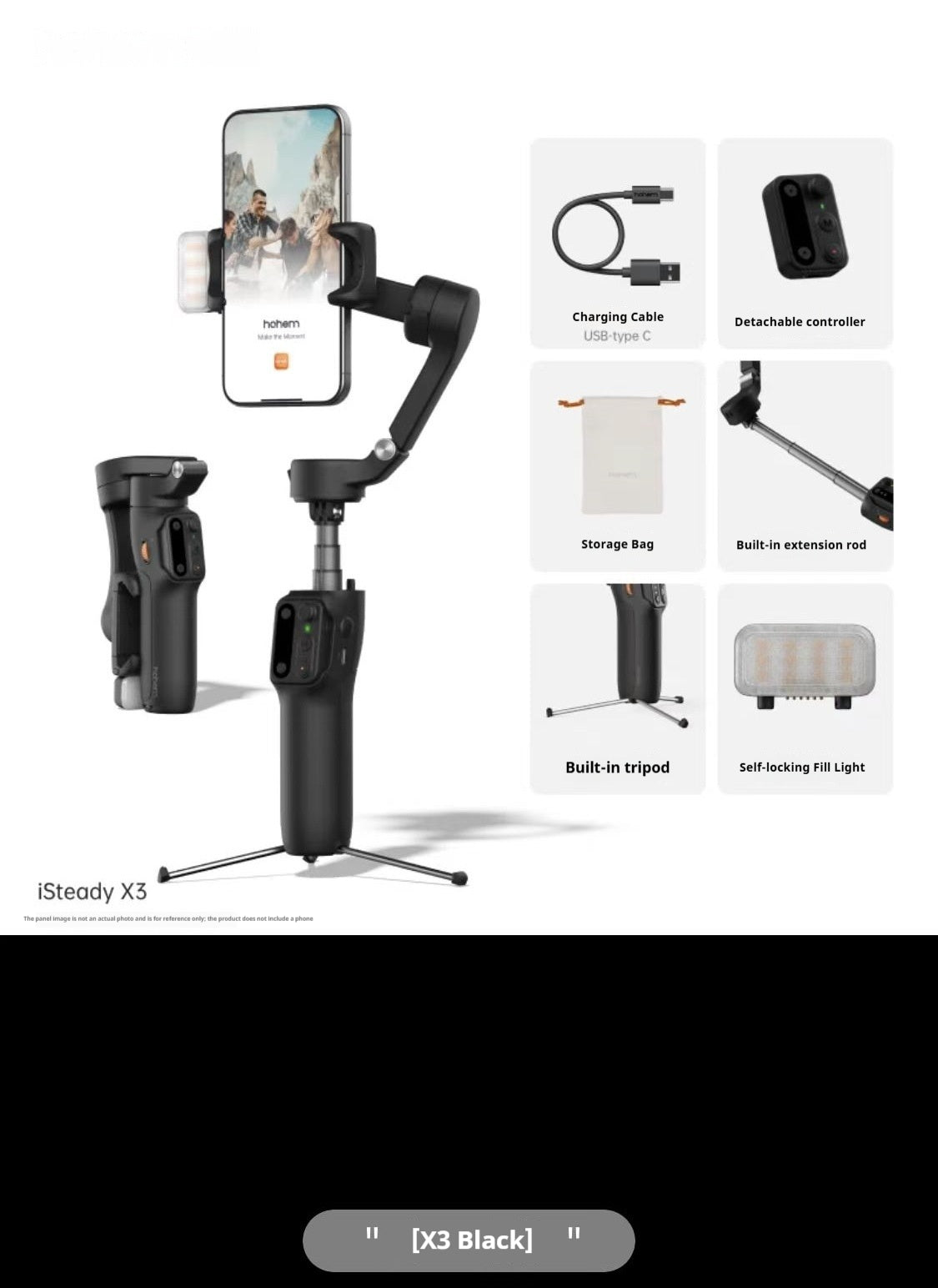 Smartphone portable Gimbal avec stabilisation 3 axes pour le tir lisse
