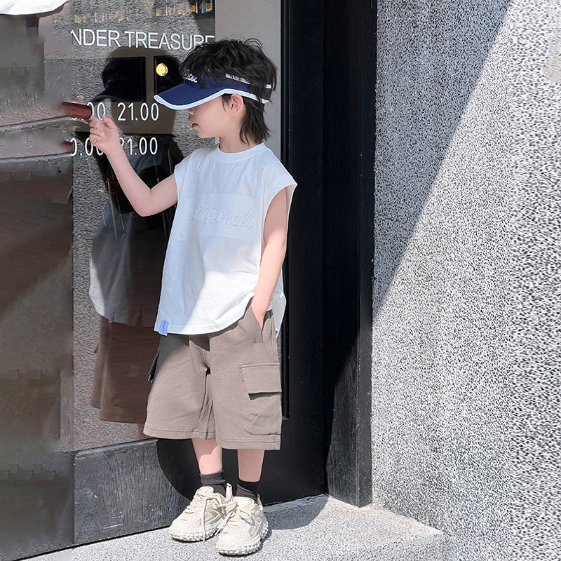 Vêtements d'été pour enfants Veste sans manches Trendy Cool Top