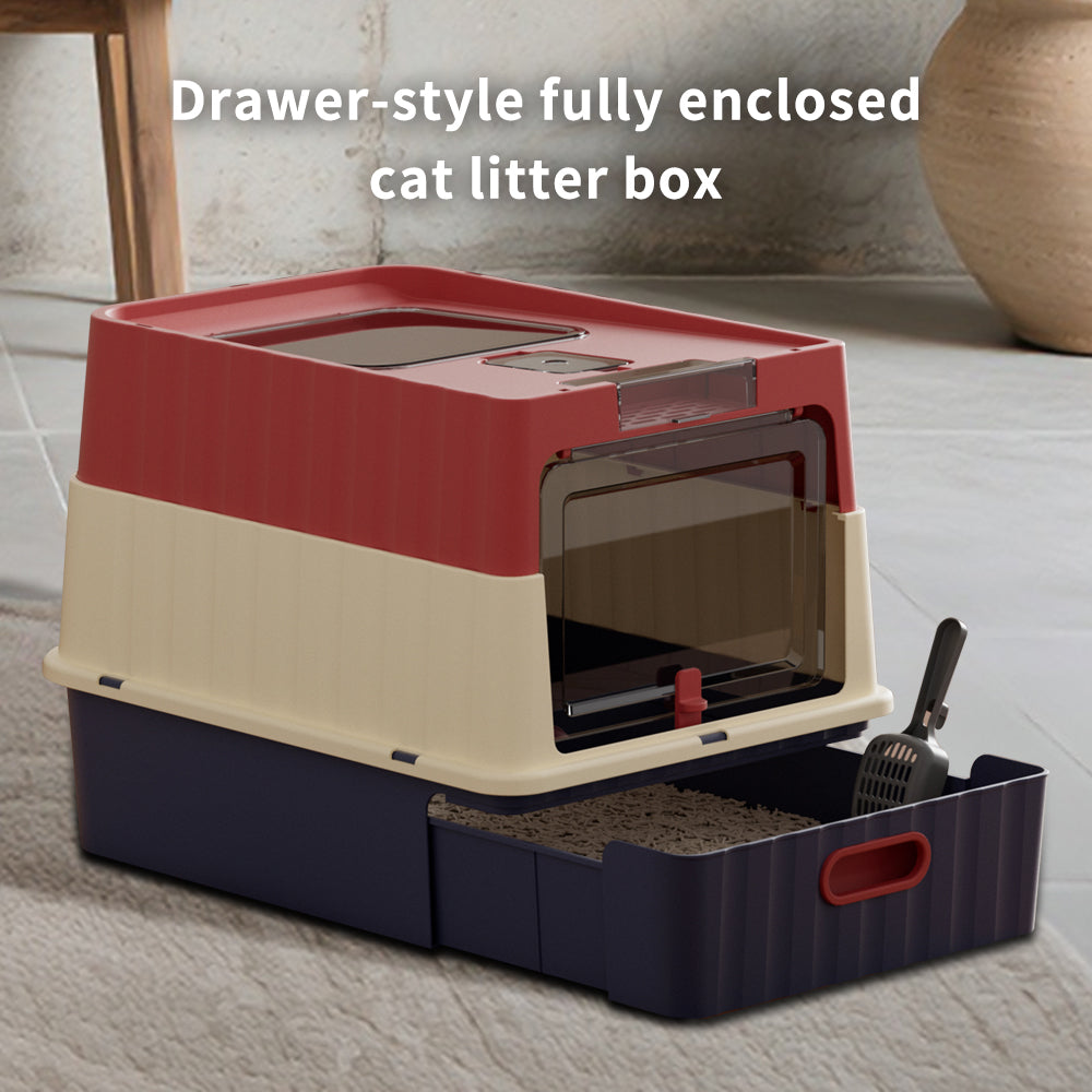 Uniquement prise de soi---boîte à litière pour les chats de tiroir