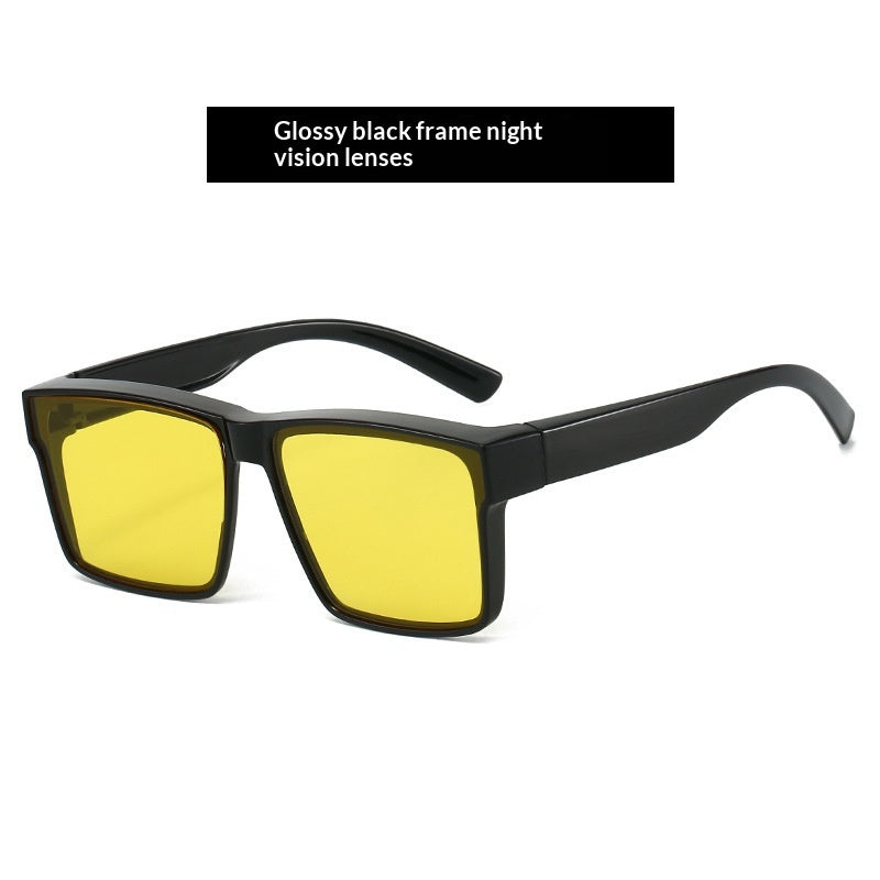 Lunettes de soleil de protection UV élégantes compatibles avec les verres de prescription et le vis de nuit