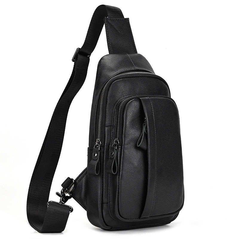 Leather Fashionable Grand-Capacity Homme sac de corps