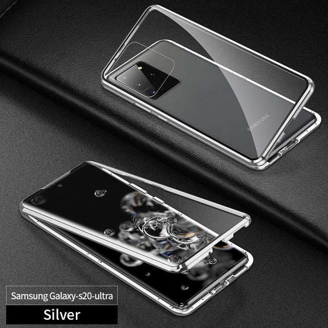 Couverture de protection en verre double face de téléphone mobile haute définition