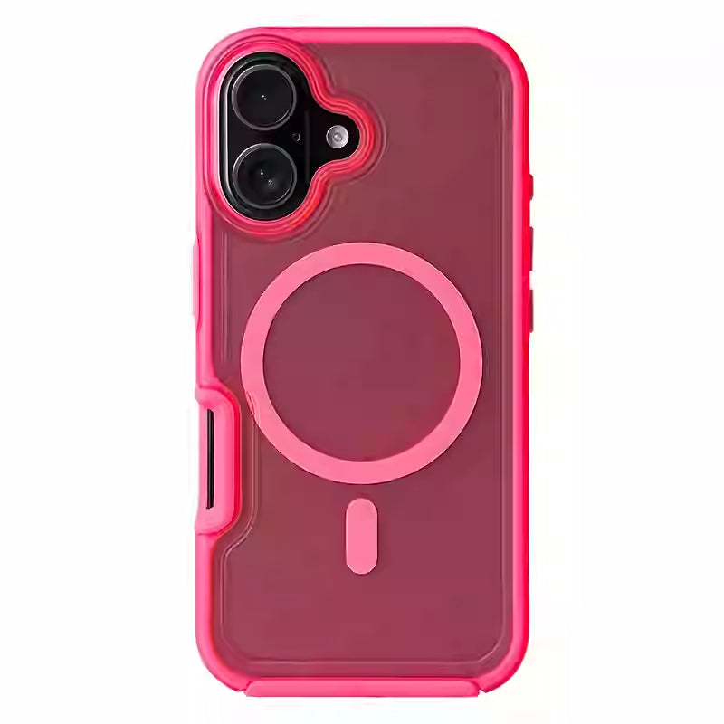 Cas de téléphone magnétique de haute qualité Matte simple tout compris anti-chutes