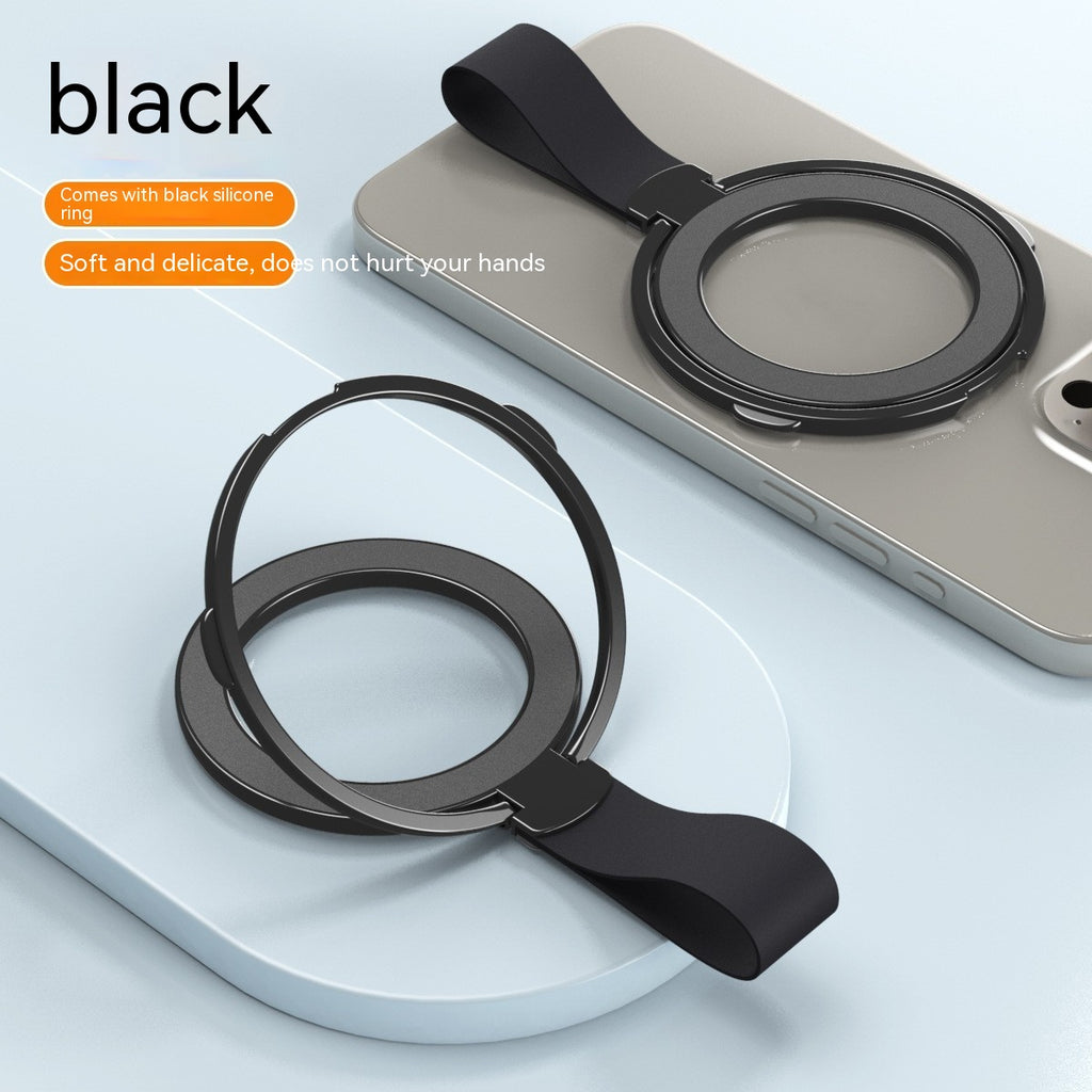 Bracket à anneaux à fixation magnétique Creative Silicone Lanyard Type