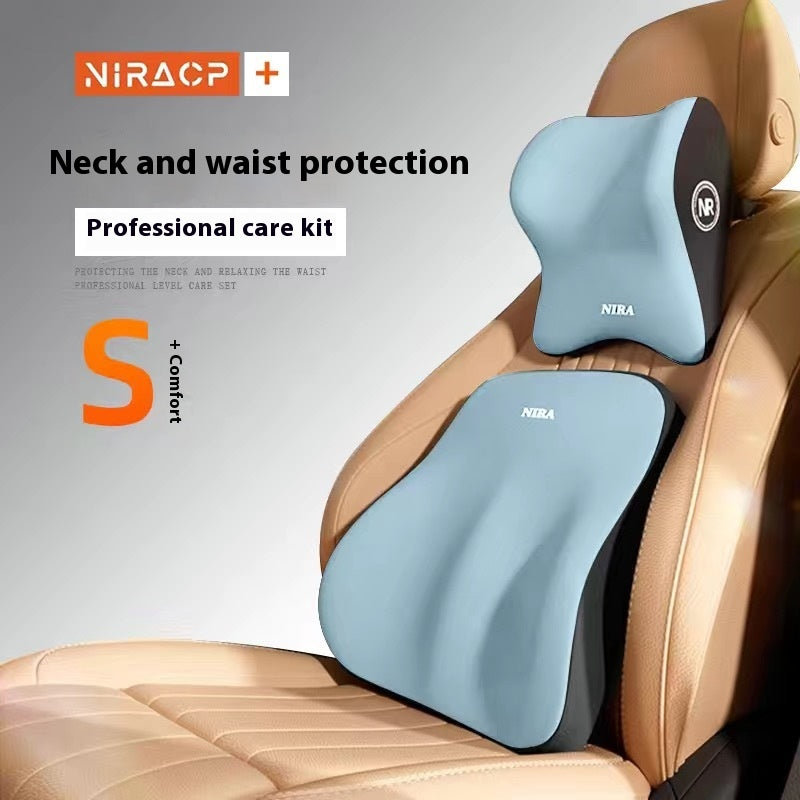 Coussin d'assise en mousse de mémoire d'appuie-tête automobile