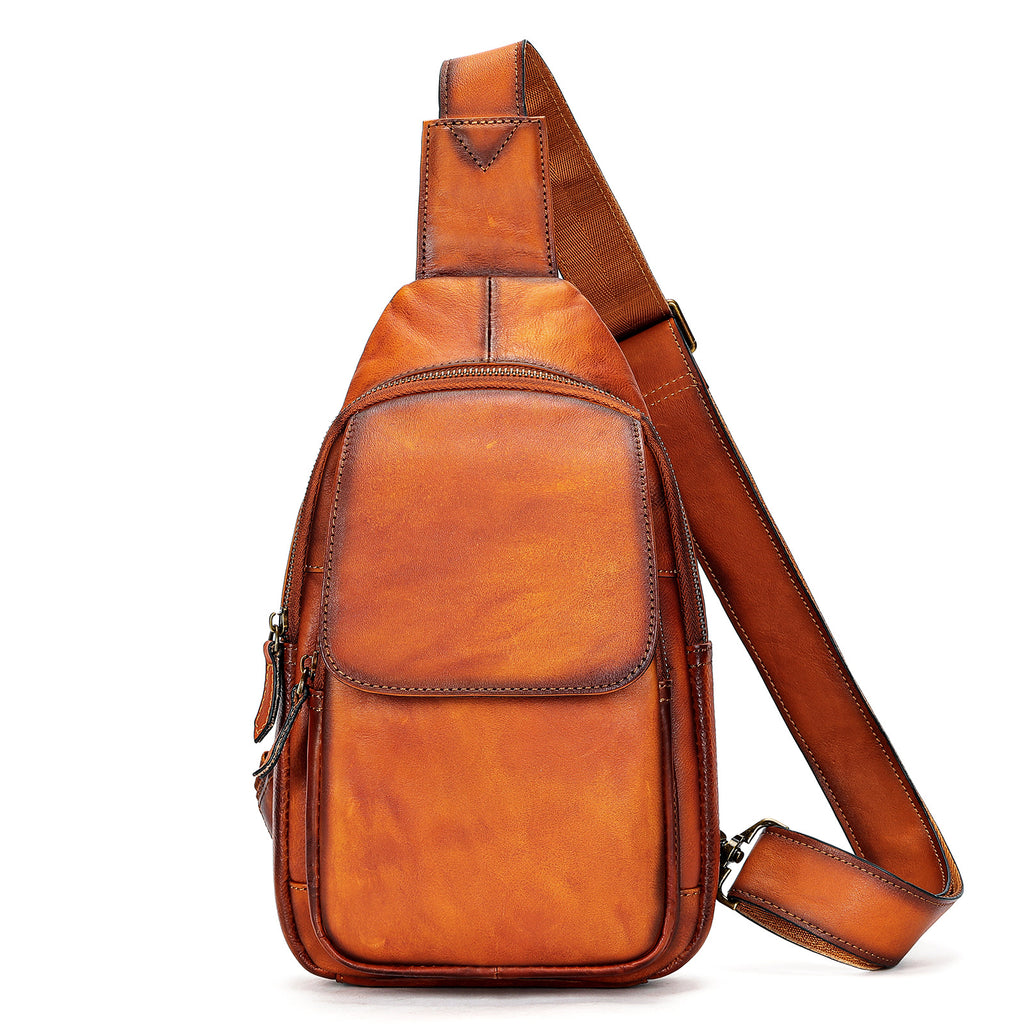 Sac de messager à épaule souple et polyvalent pour hommes