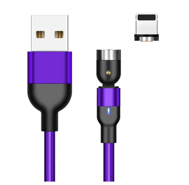 Câble magnétique rotatif Essager 360 degrés USB Type C Câble de charge Magnet de charge rapide Ch