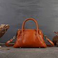 Véritable sac de rangement en cuir Artistique chinois style Versatile Crossbody Design