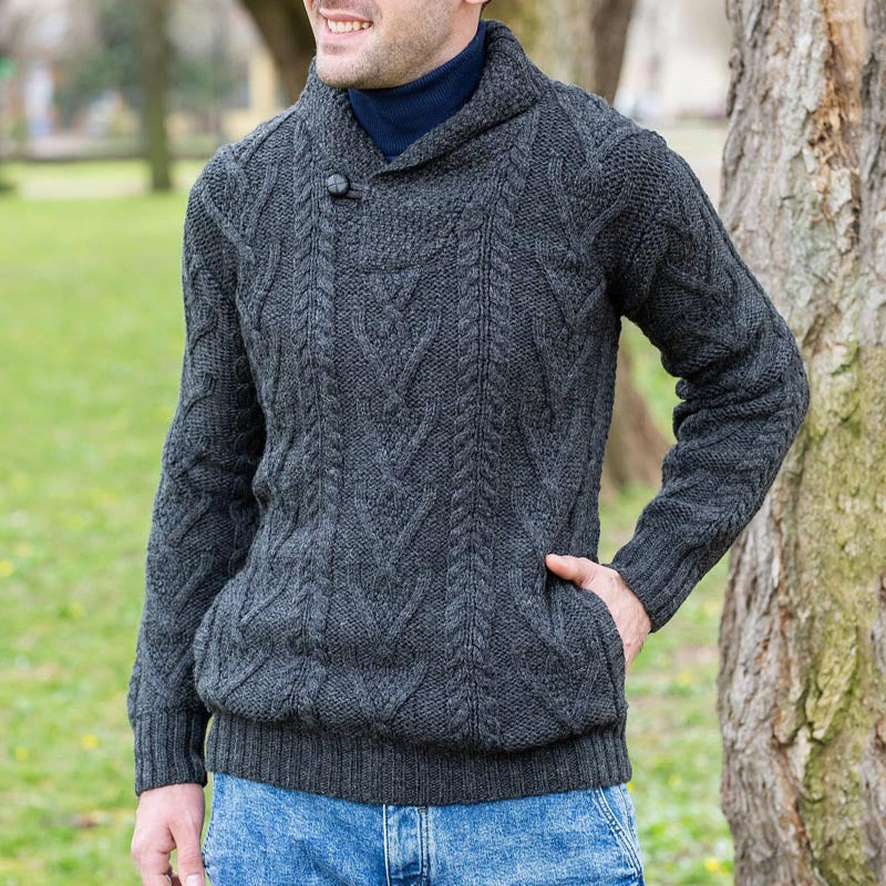 Chandails d'automne Hommes Pull à manches longues