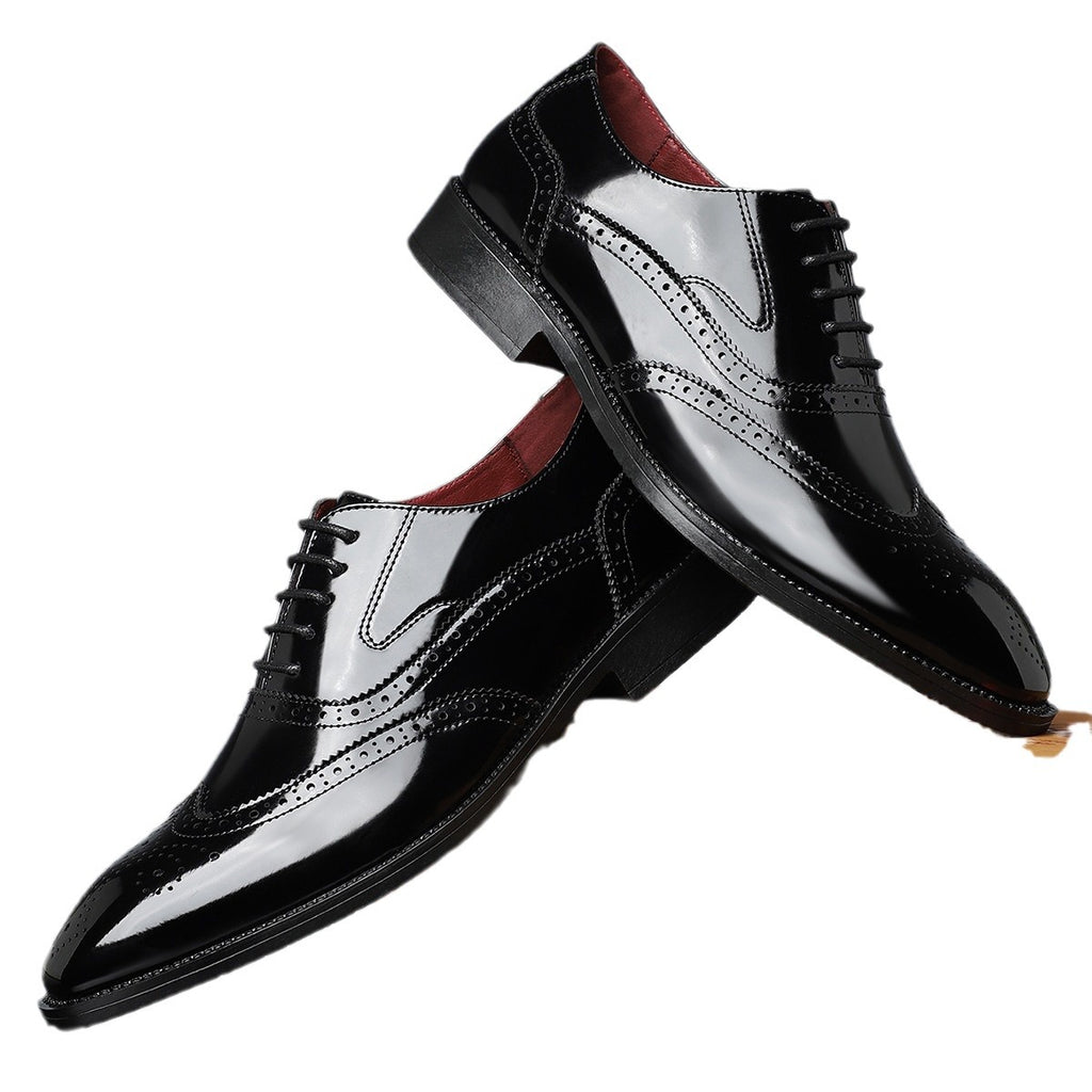 Chaussures décontractées en dentelle de style britannique pour hommes