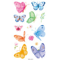 Feuille autocollant-papier couleur-1 de tatouage papillon