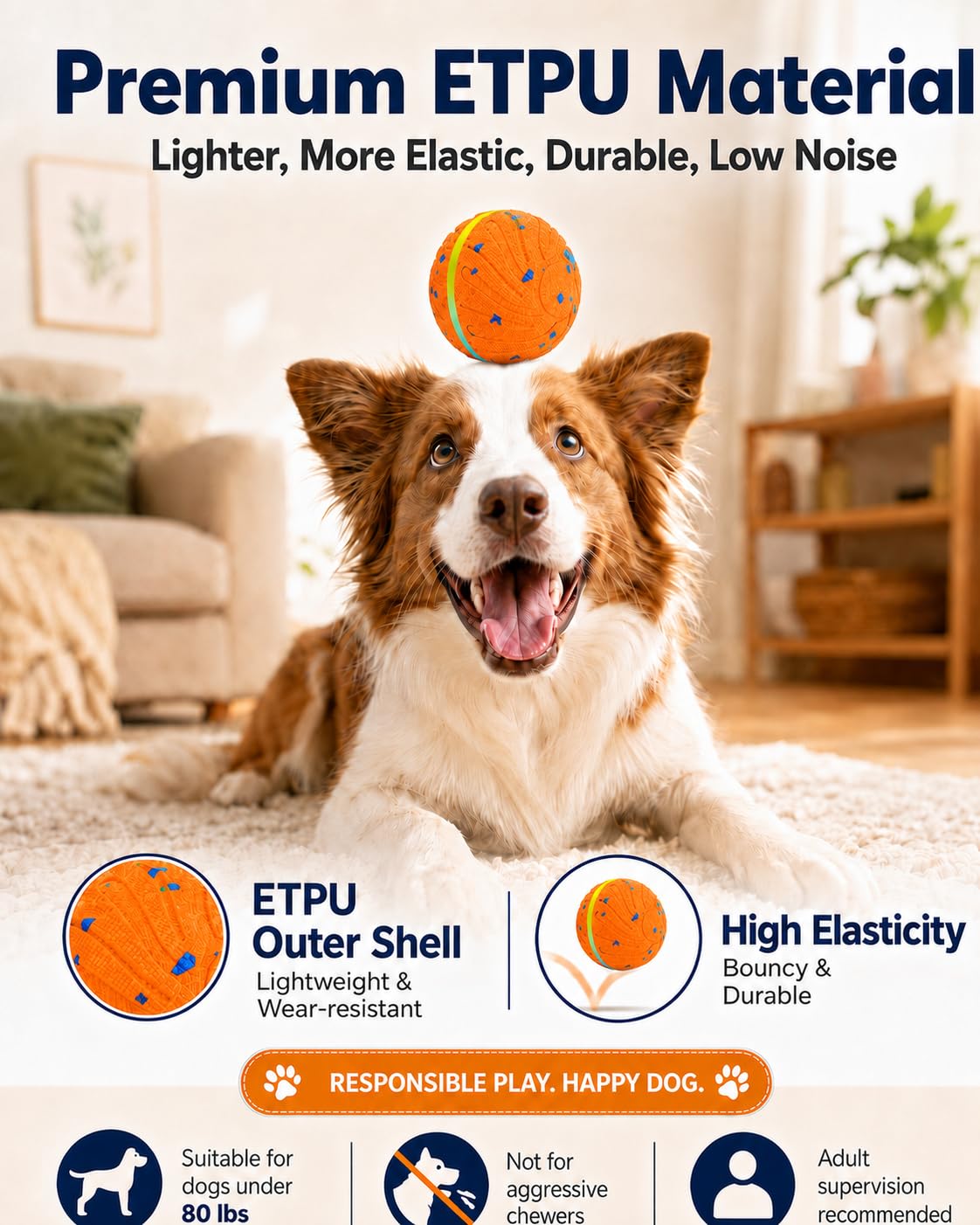 Balles de jouets pour chiens interactifs intelligents