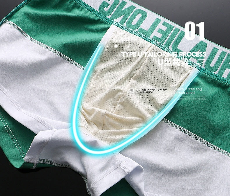 Sous-vêtements Style Cotton Boxers Mid-low Waist Filthy Man Boxer Short homme Grossiste