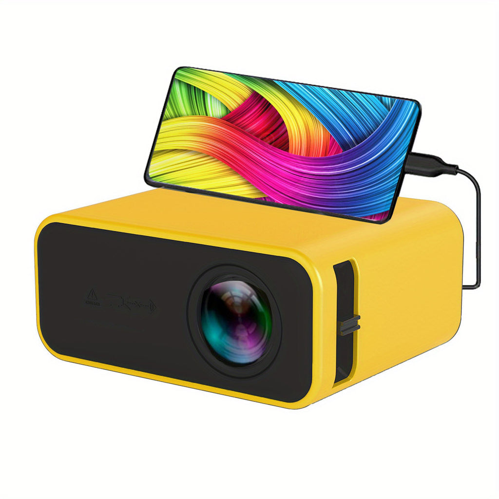 Mini projecteur LED - Édition Jaune