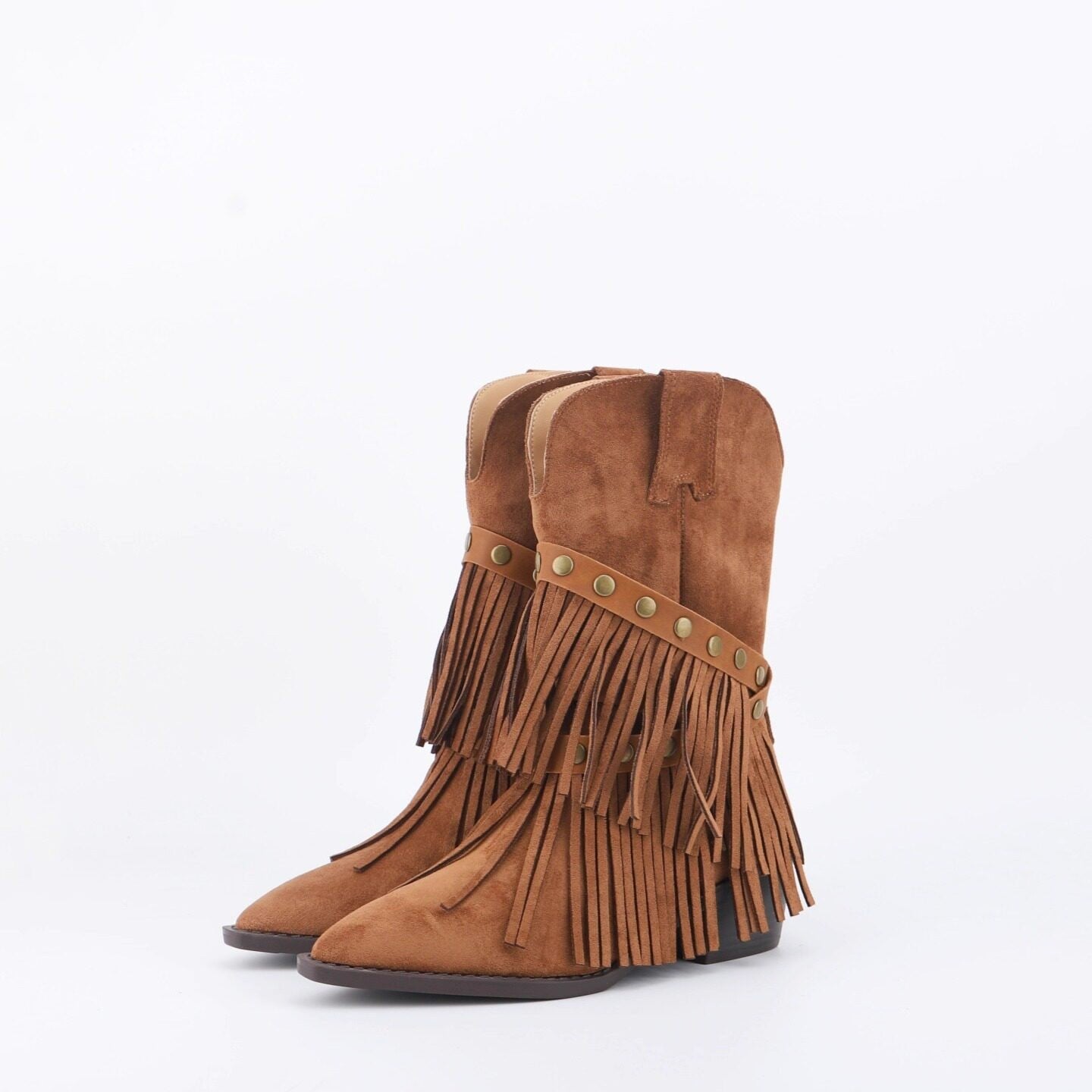 Bottes de cowboy de l'Ouest Automne et hiver Rétro Bottes pour enfants