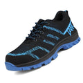 Men's Summer Woven Work Safety Shoes with a Durable and Breathable Soft Sole