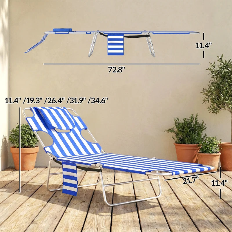 Chaise annulaire avec trou de visage