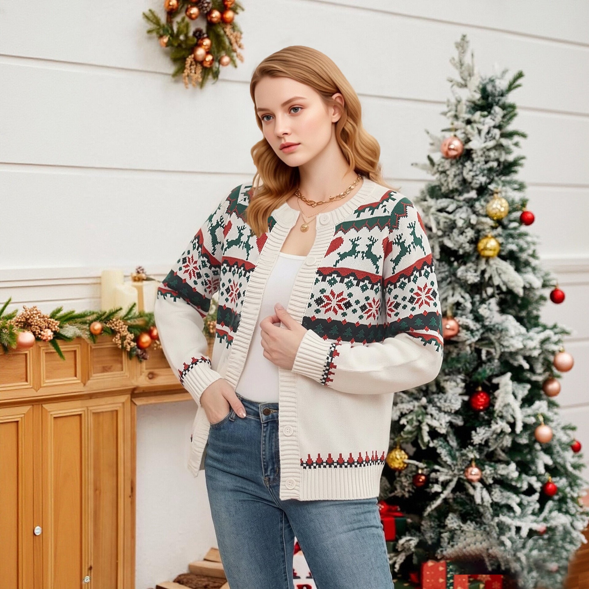 Manteau de sweater de cardigan souple pour femmes