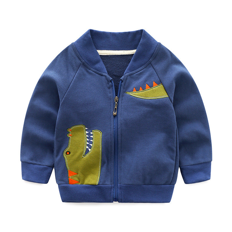Vêtements pour enfants Pure coton Sports Loisirs Zipper Shirt Baby Top