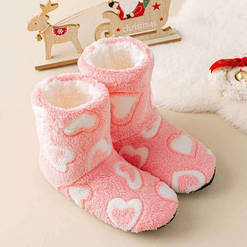 Chaussures de plancher en peluche