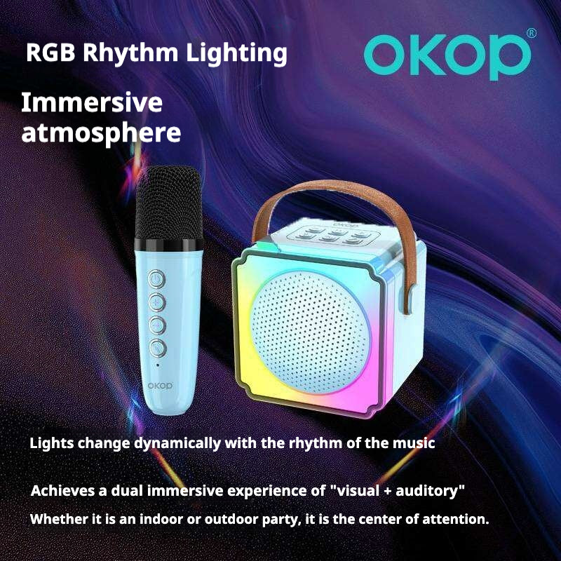 Haut-parleur Bluetooth portable KP-K02 le mieux vendu avec micro-phone Karaoke sans fil