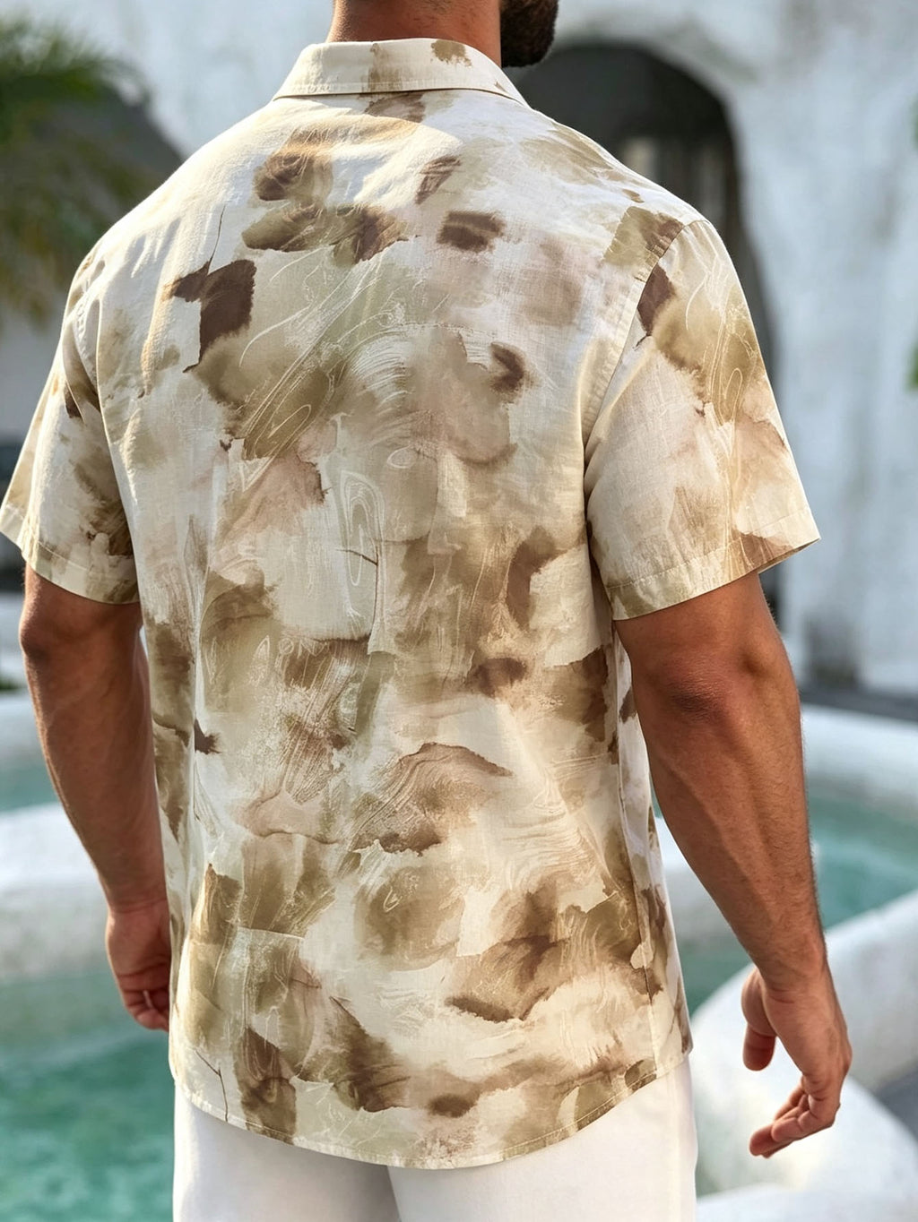 Chemise Hawaïenne Homme imprimé coloré pour les vacances