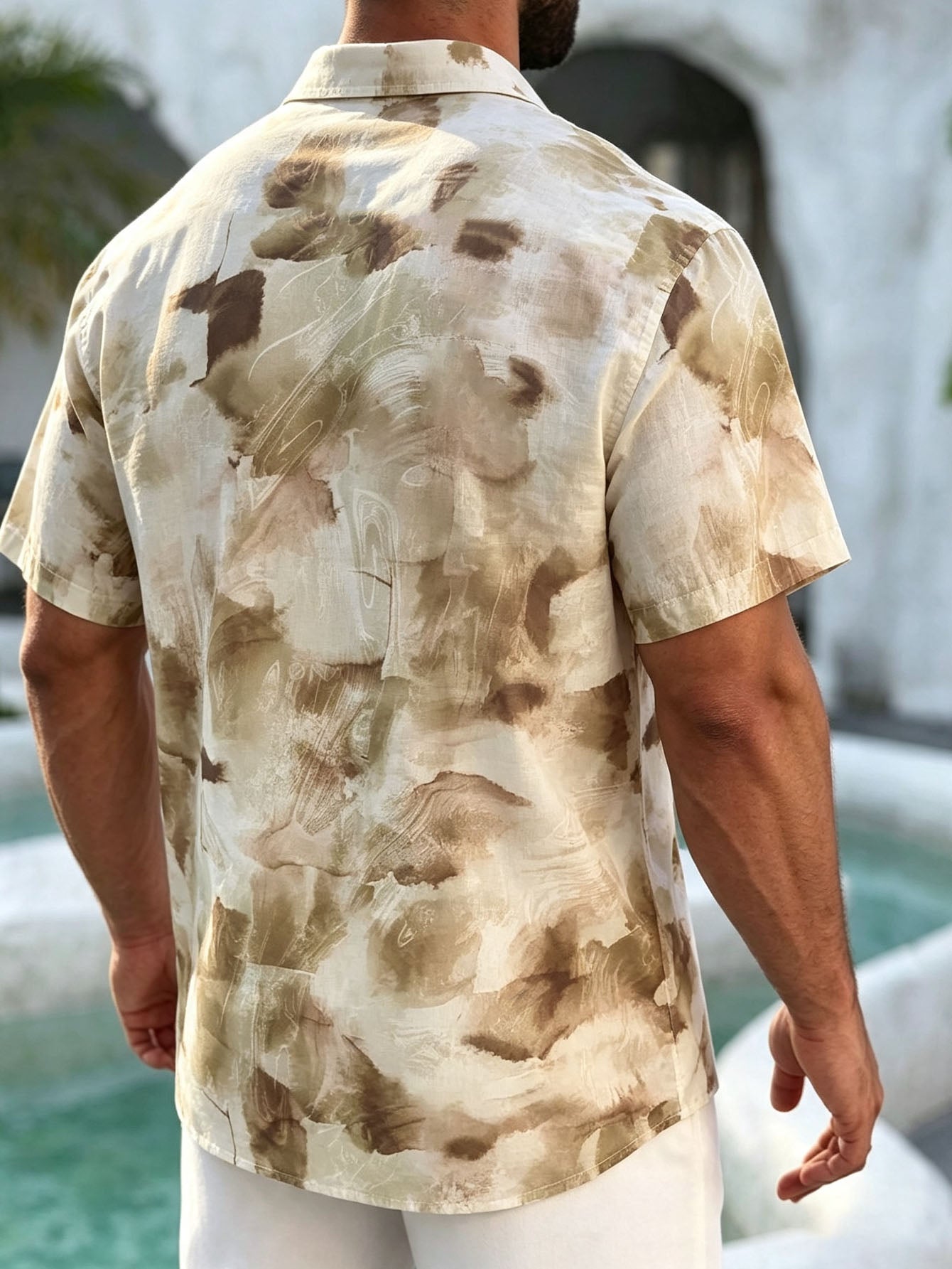 Chemise Hawaïenne Homme imprimé coloré pour les vacances